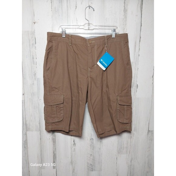 Columbia Men's 38 Chatfield Range Short Brown NWT - Picture 1 of 13